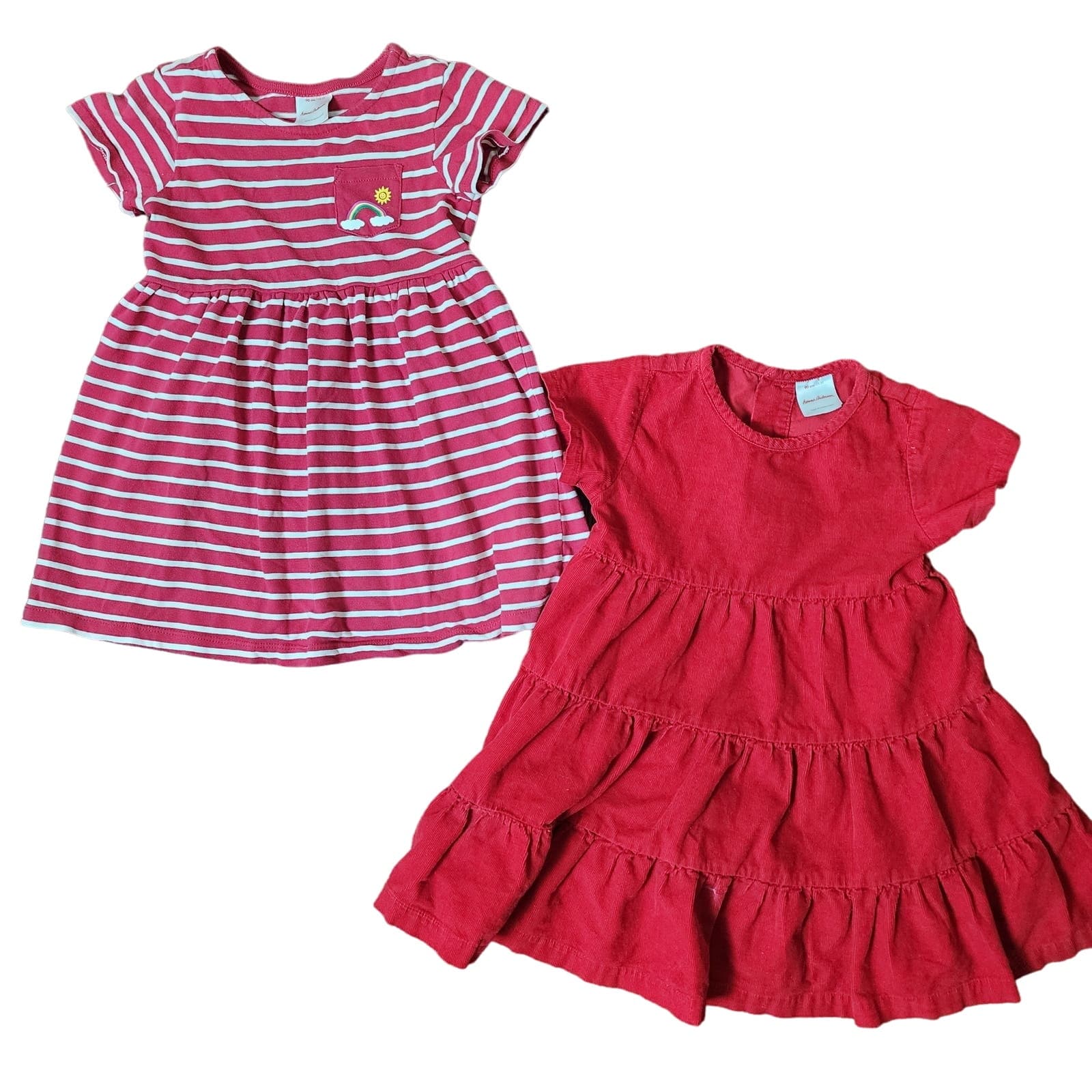 Hanna Anderson Little Girls Dress Bundle, 2 Dresses Size 3T - Image 1