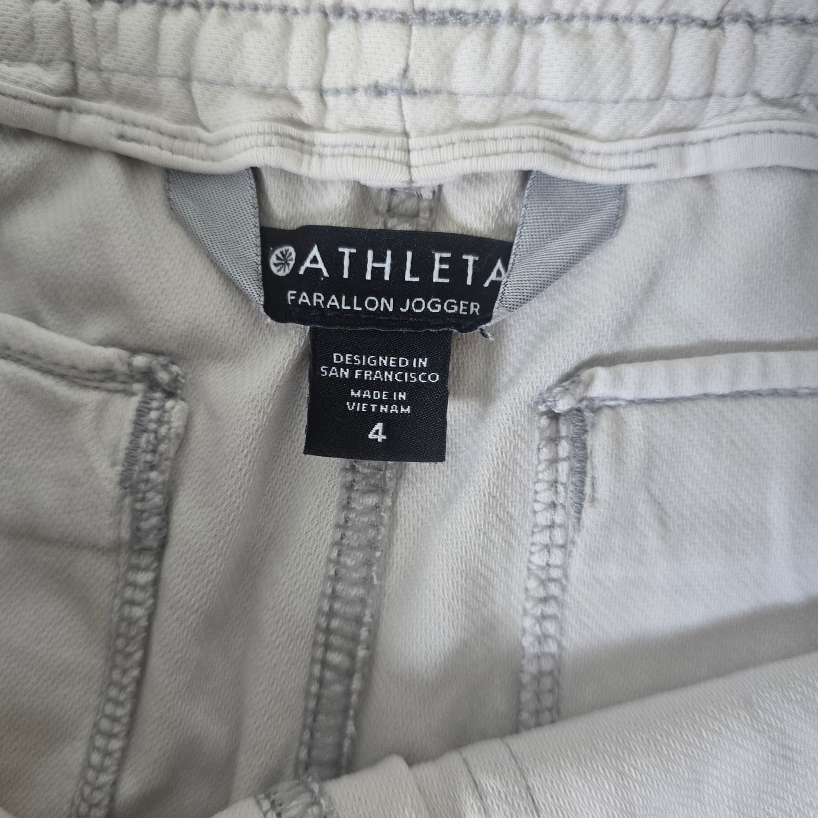 Athleta Farallon Jogger Magnolia White Size 4 Style # 988043 - Thumbnail 9