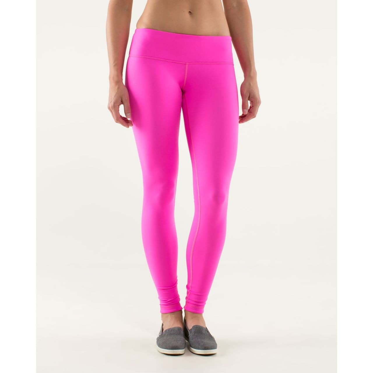 Lululemon Wunder Under Pant *Reversible Black / Raspberry Glo Light Size 6 - Thumbnail 2