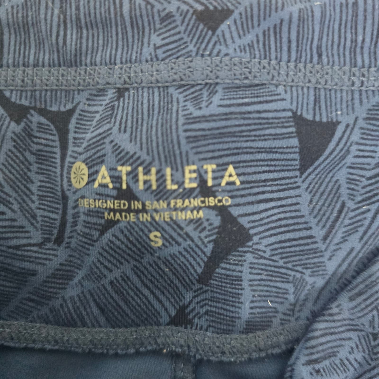 Athleta Tropical Excursion Tight - 591347 - Blue Palm - Small - Thumbnail 6