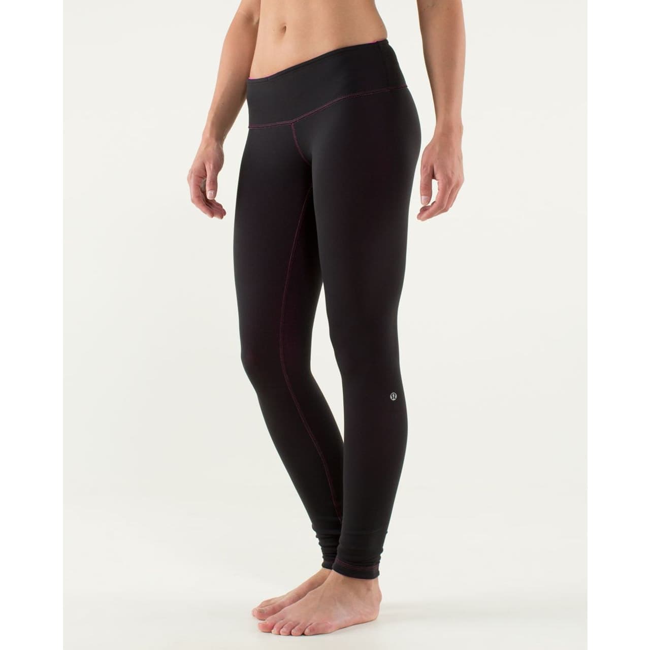Lululemon Wunder Under Pant *Reversible Black / Raspberry Glo Light Size 6 - Image 1