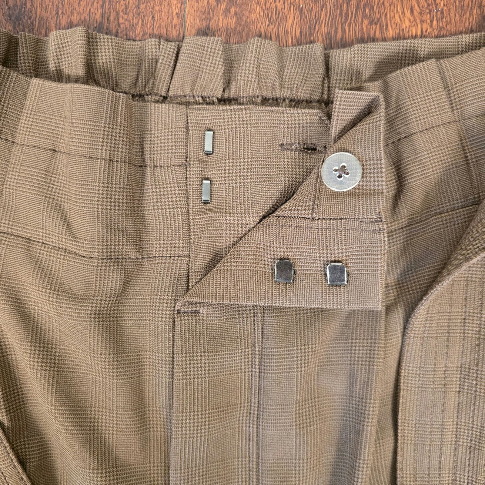 Athleta Plaid Skyline Pant II - Size 4 - Brown - Thumbnail 6