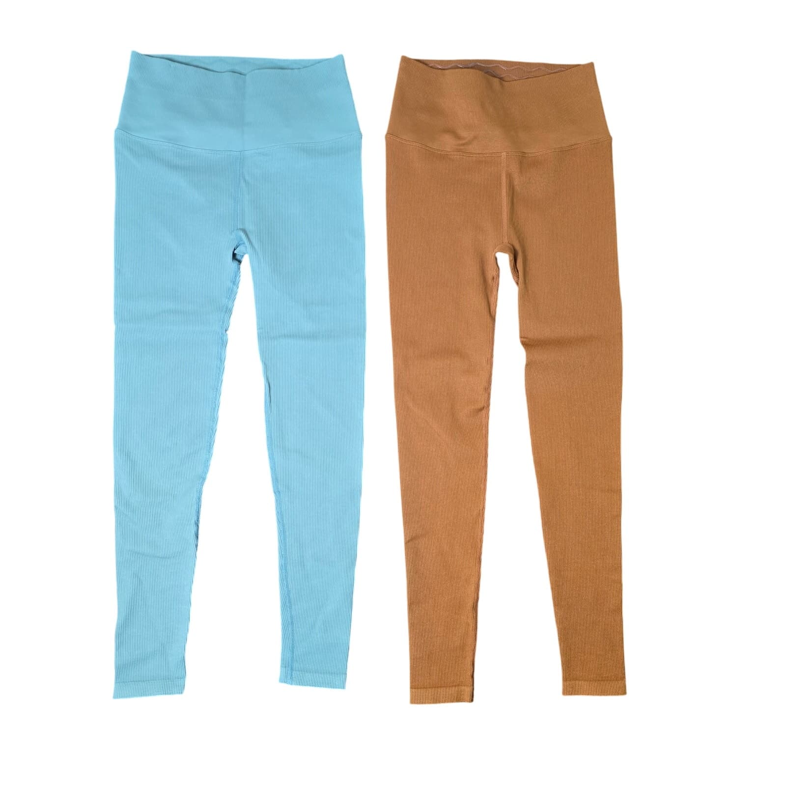 Love Sculpt 7/8 Seamless Ribbed Leggings Bundle - XS/S - Image 1