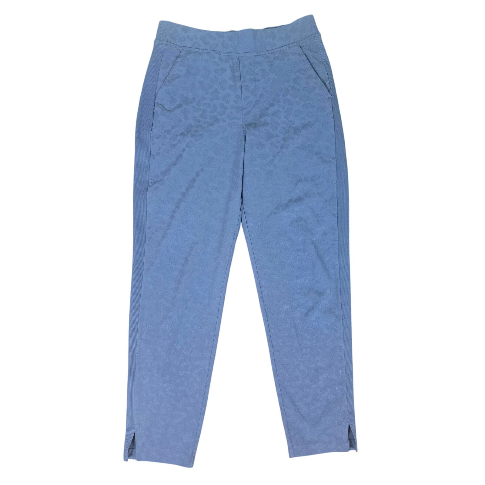 Athleta Brooklyn Textured Ankle Pant - Leopard Midieval Violet - Size 6 - 980401 - Image 1