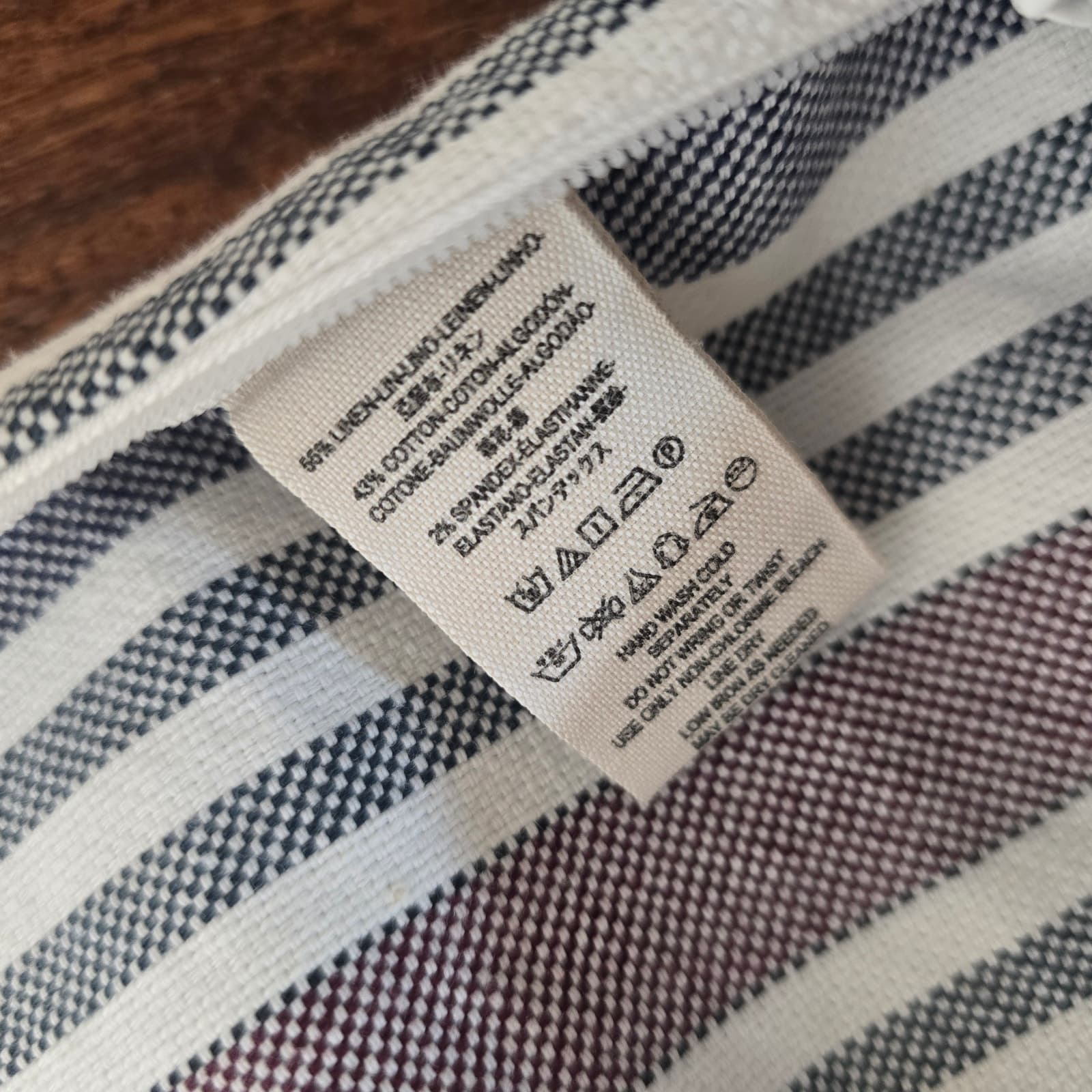 Free People Mod Stripe Linen Blend Cropped Pants - Size 4 - Thumbnail 11