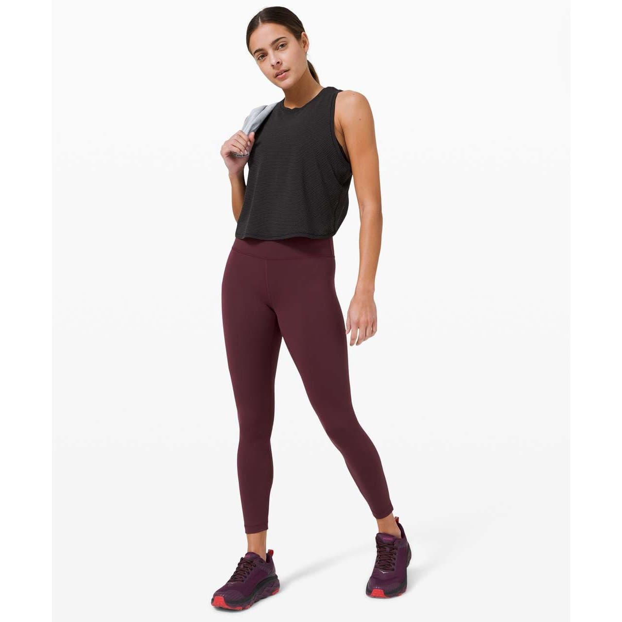Lululemon Wunder Train High-Rise Tight 25" Cassis Size 0 - Thumbnail 2