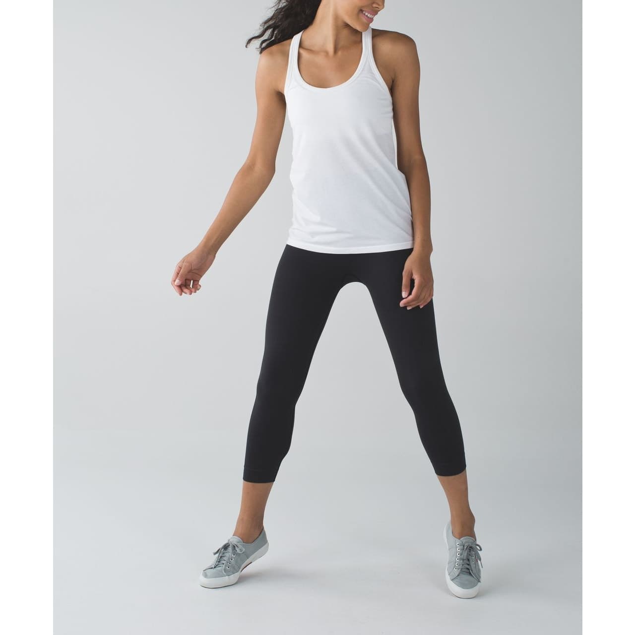 Lululemon Zone In Crop - Black - Size 6 - Thumbnail 2