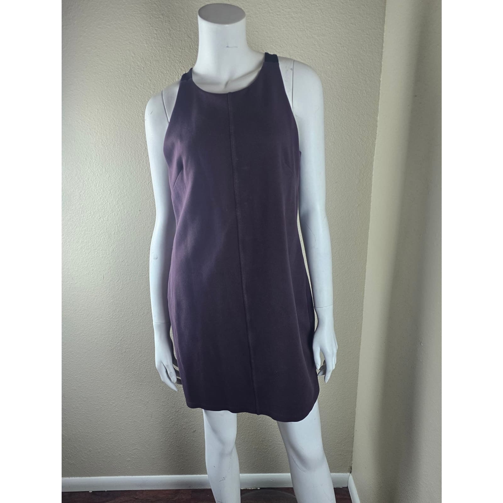 Athleta Whirlwind Racerback Tank Dress - Maroon - Medium - 138800 - Thumbnail 3