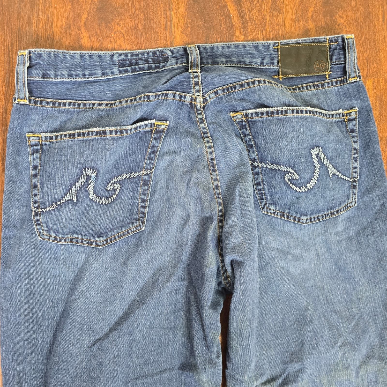 AG Jeans Men's The Symbol Button-Fly Straight Leg Jeans, 34x34 - Thumbnail 6