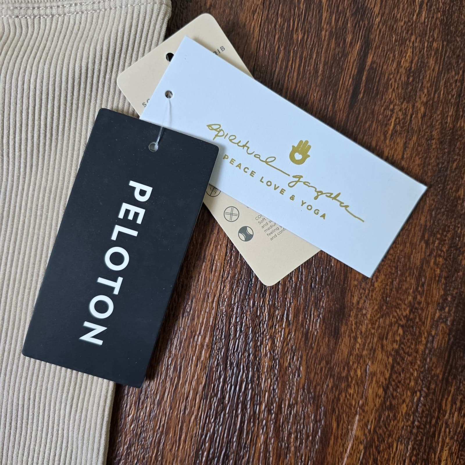 Spiritual Gangster x Peloton Love Sculpt Ribbed 7/8 Seamless Leggings, M/L NWOT - Thumbnail 7