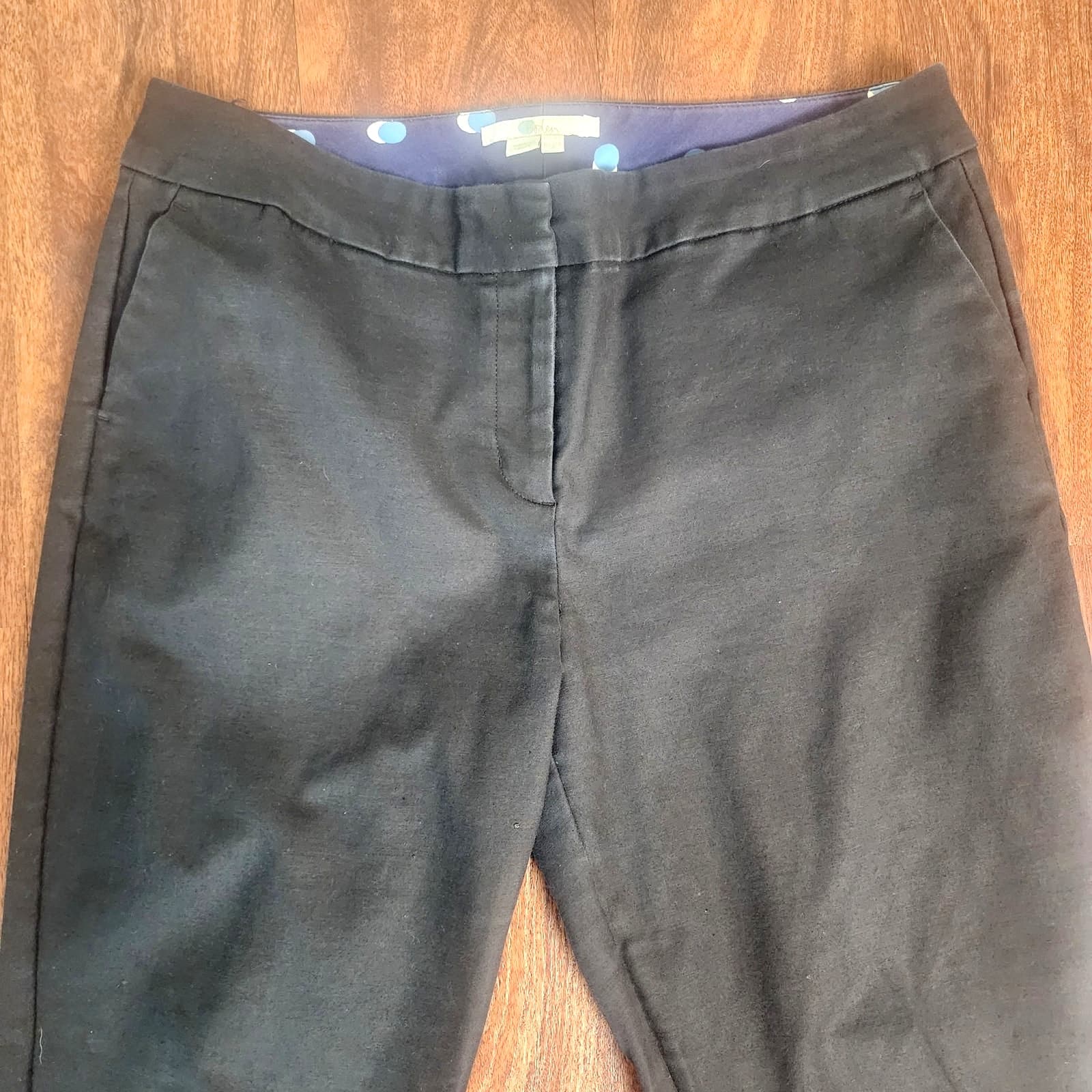 Boden Women's Richmond 7/8 Black Ponte Pants - Size 10R - Thumbnail 5
