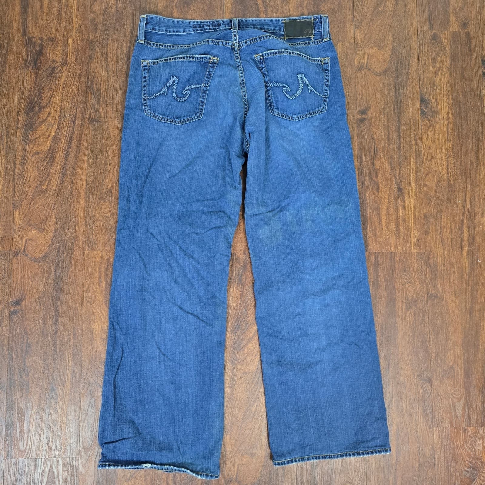 AG Jeans Men's The Symbol Button-Fly Straight Leg Jeans, 34x34 - Thumbnail 5