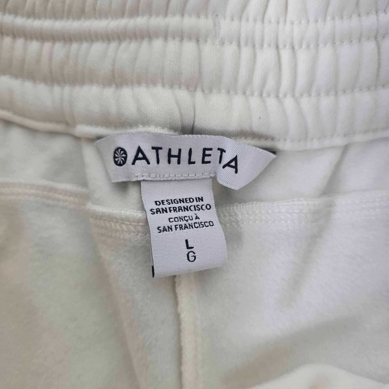 Athleta Triumph Wide Leg Crop Pants - Magnolia White - Large - 544711 - NWT - Thumbnail 8