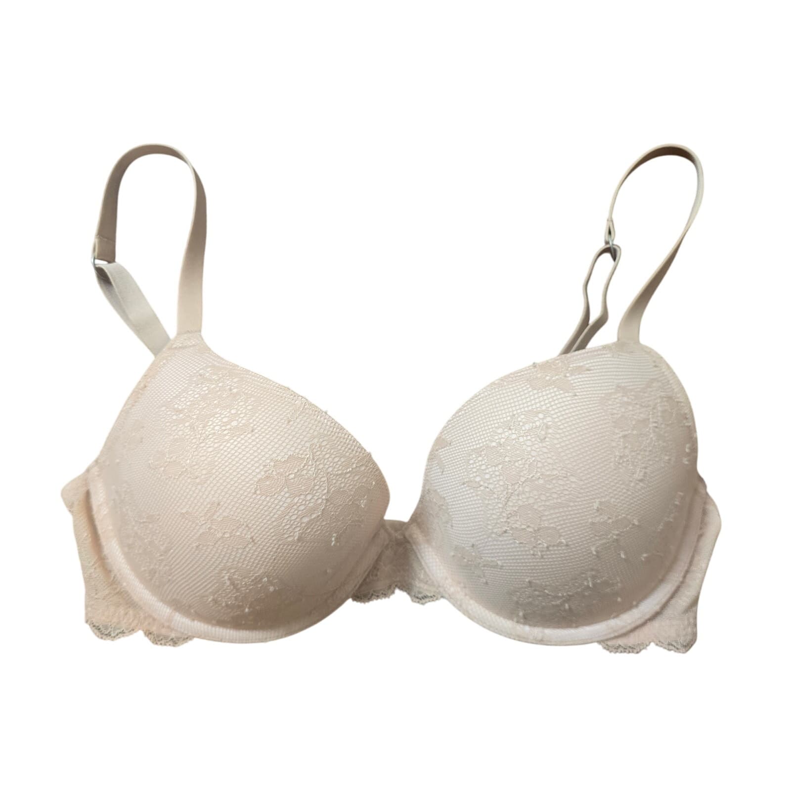 Victoria's Secret BioFit Demi Uplift Cream Lace 34D - Image 1