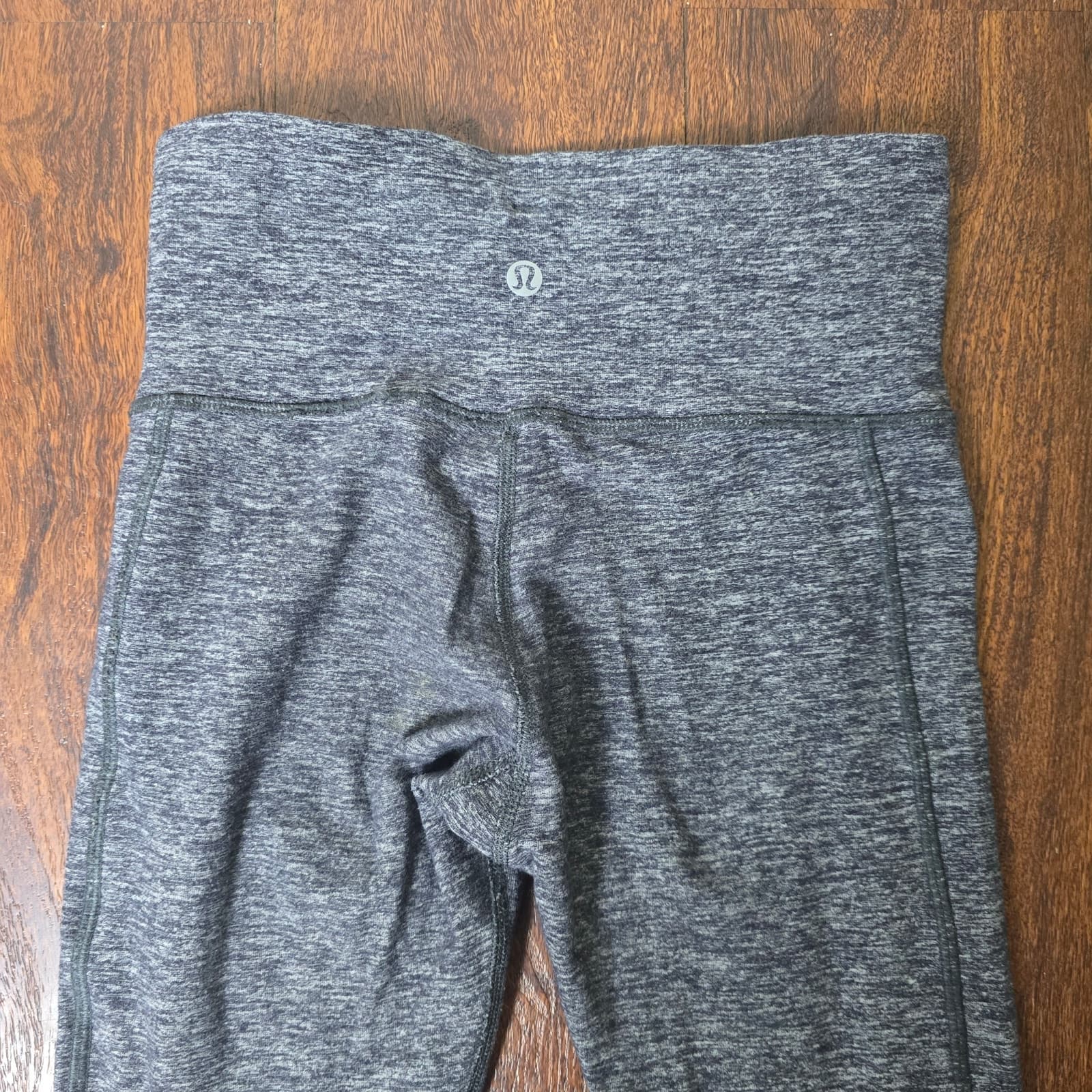 Lululemon Run: Turn Around Tight Heathered Black Size 2QI SS - Thumbnail 6