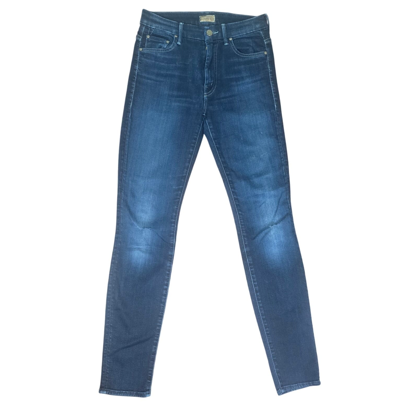 Mother Denim High Waisted Looker Skinny Jeans in Coffee, Tea, or Me? Size 26 - Image 1