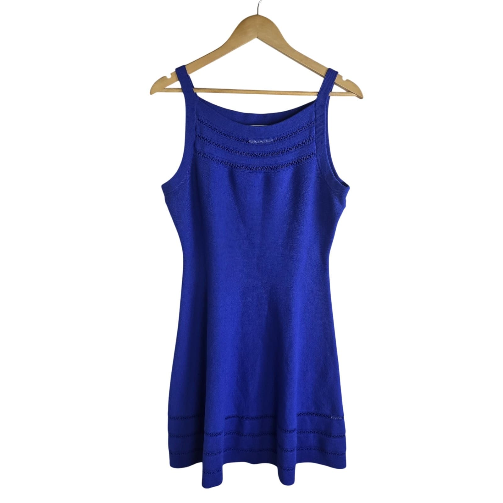 Kate Spade Open Cable Sweater Dress - Hyacinth Blue - Medium - NWOT - Image 1