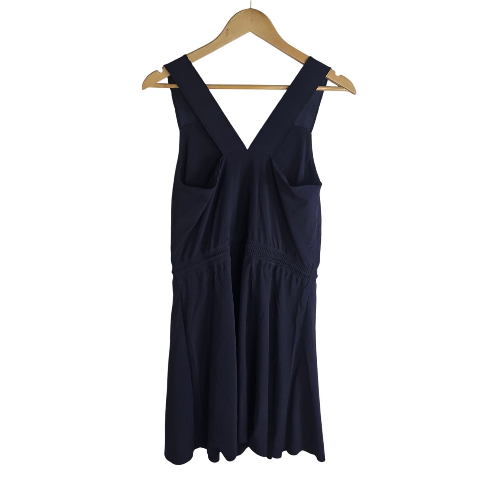 Athleta Savannah Strap Drawstring Dress - Black - Small - Style # 659323 - Thumbnail 5