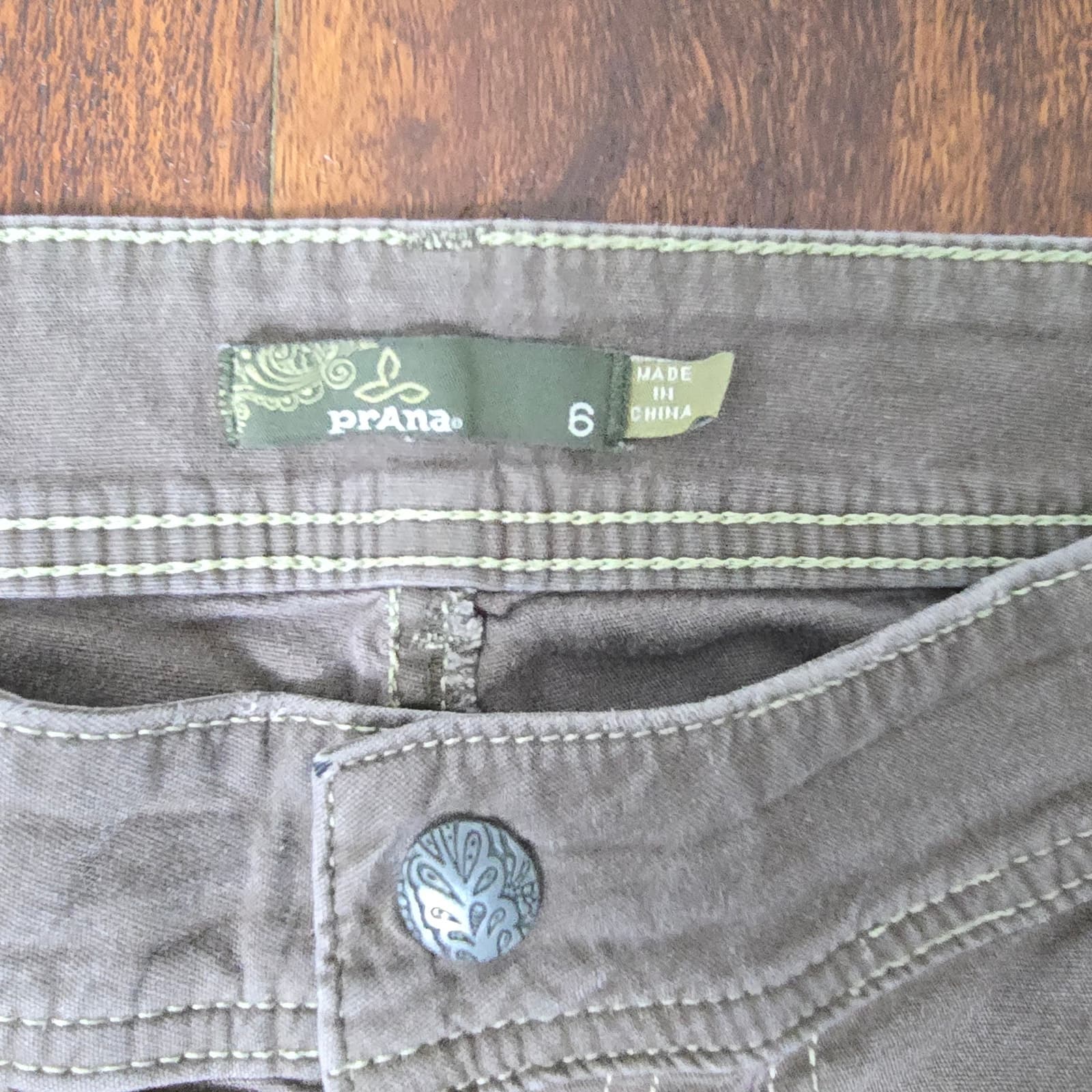 prAna Evie Organic Cotton Pants - Brown - Size 8 - Thumbnail 5