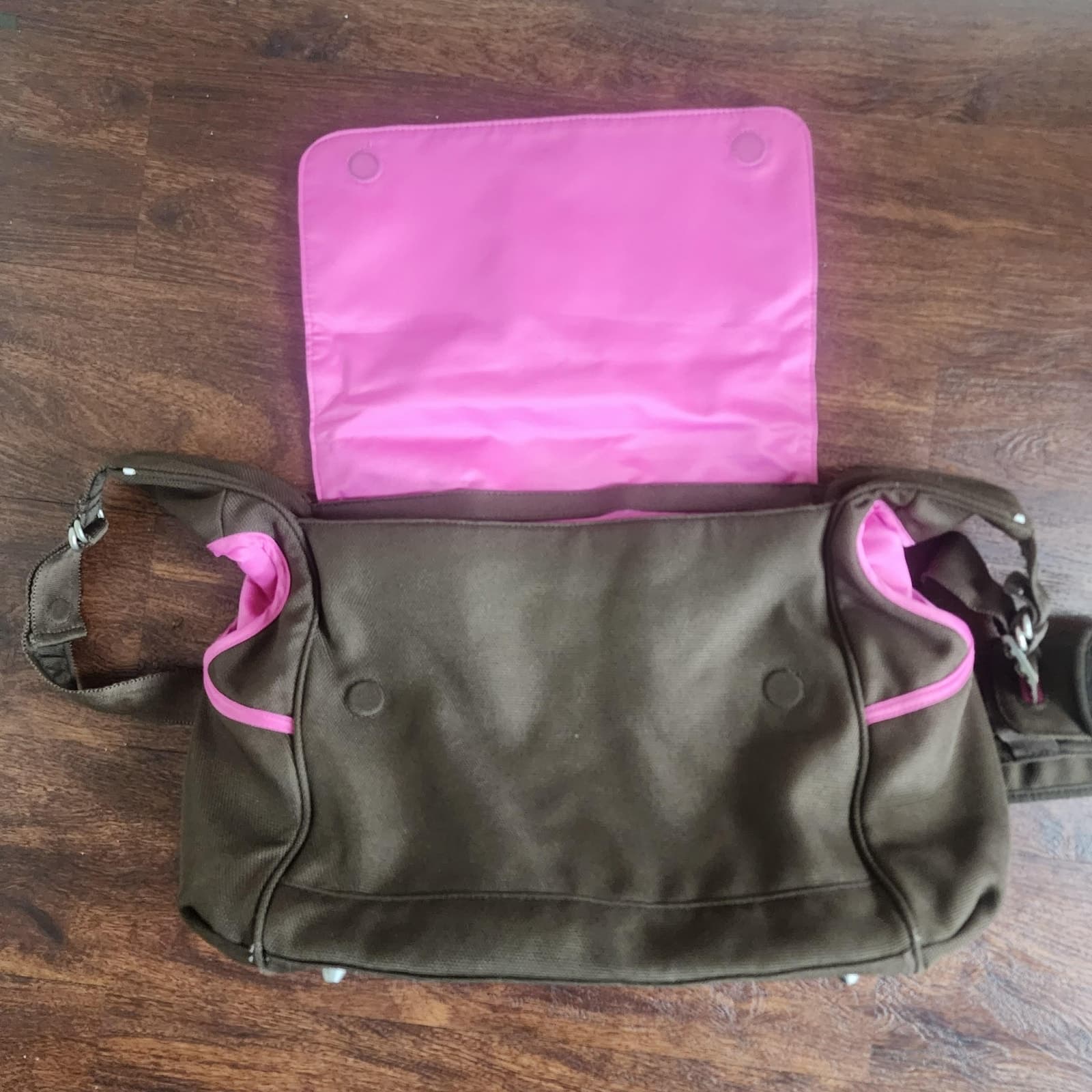 Pottery Barn Kids Brown Convertible Backpack Diaper Bag - Thumbnail 4