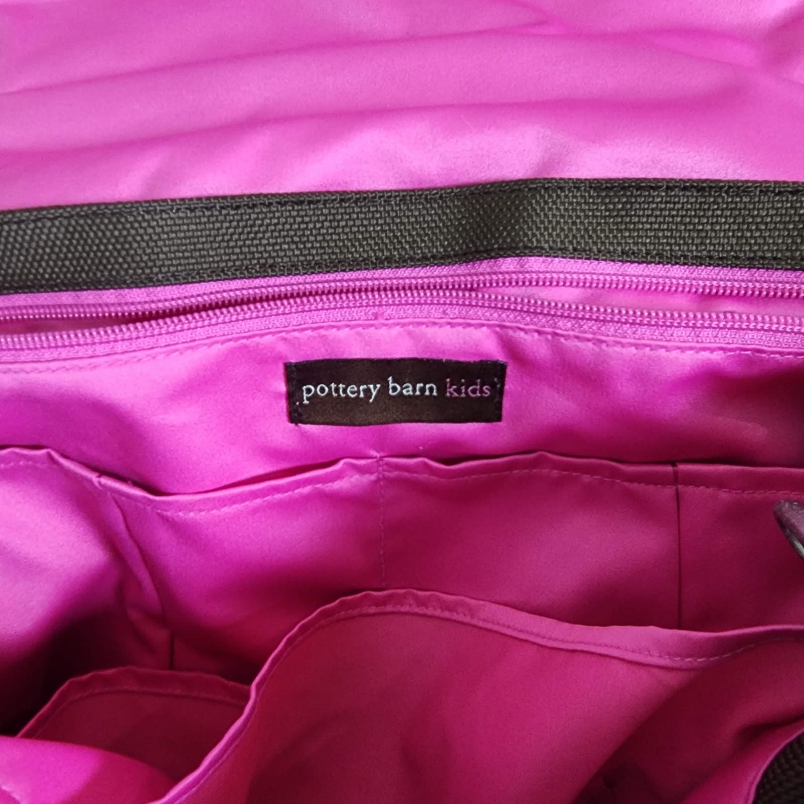 Pottery Barn Kids Brown Convertible Backpack Diaper Bag - Thumbnail 10