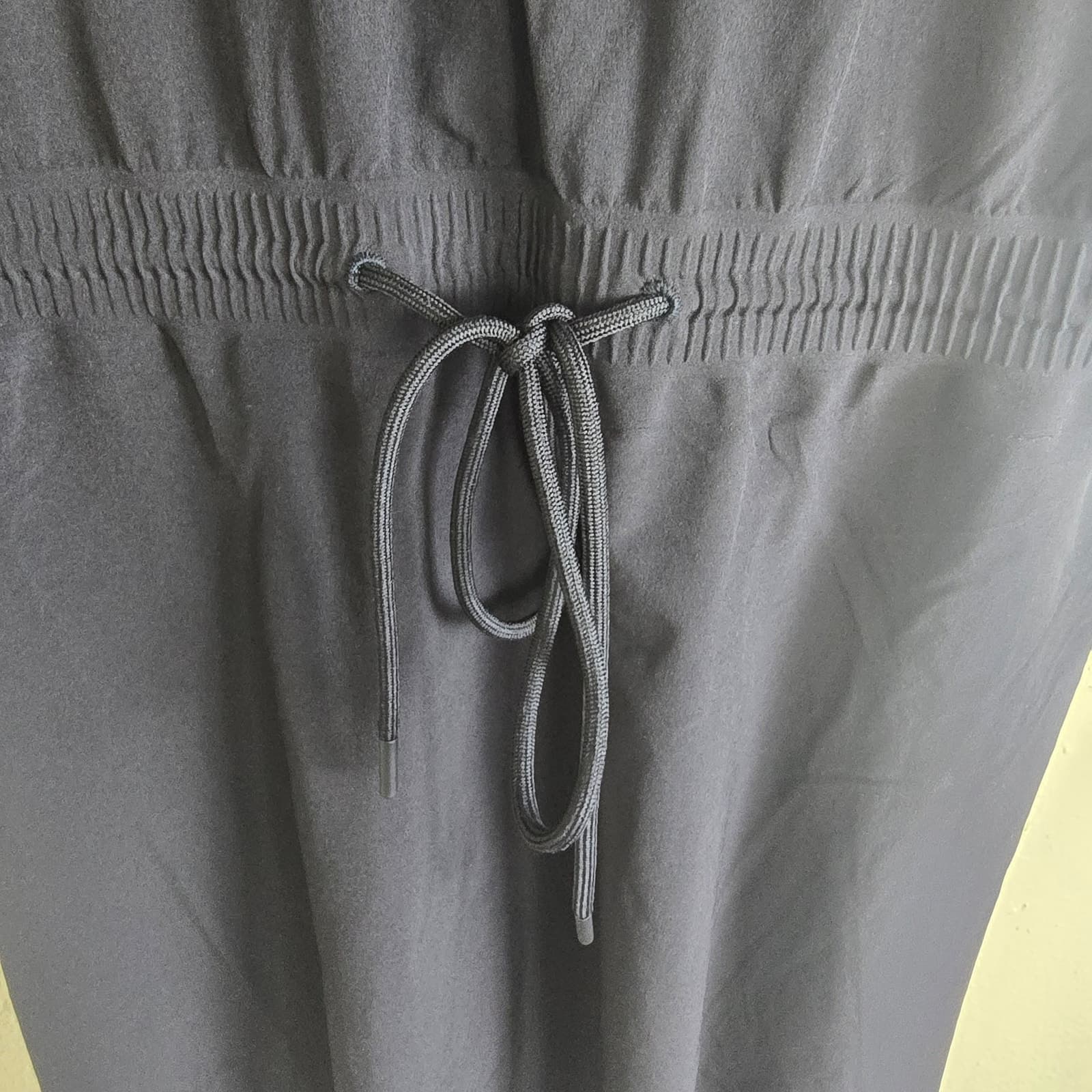 Athleta Savannah Strap Drawstring Dress - Black - Small - Style # 659323 - Thumbnail 7