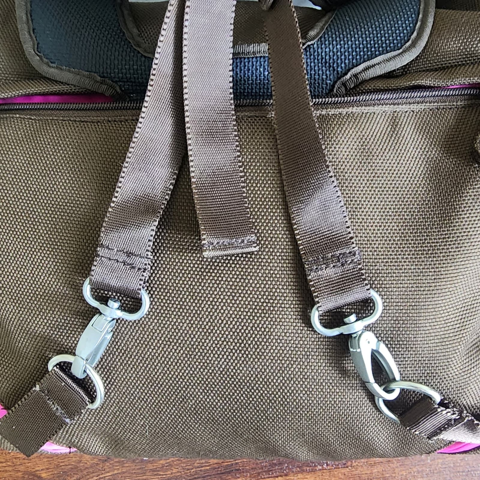 Pottery Barn Kids Brown Convertible Backpack Diaper Bag - Thumbnail 7