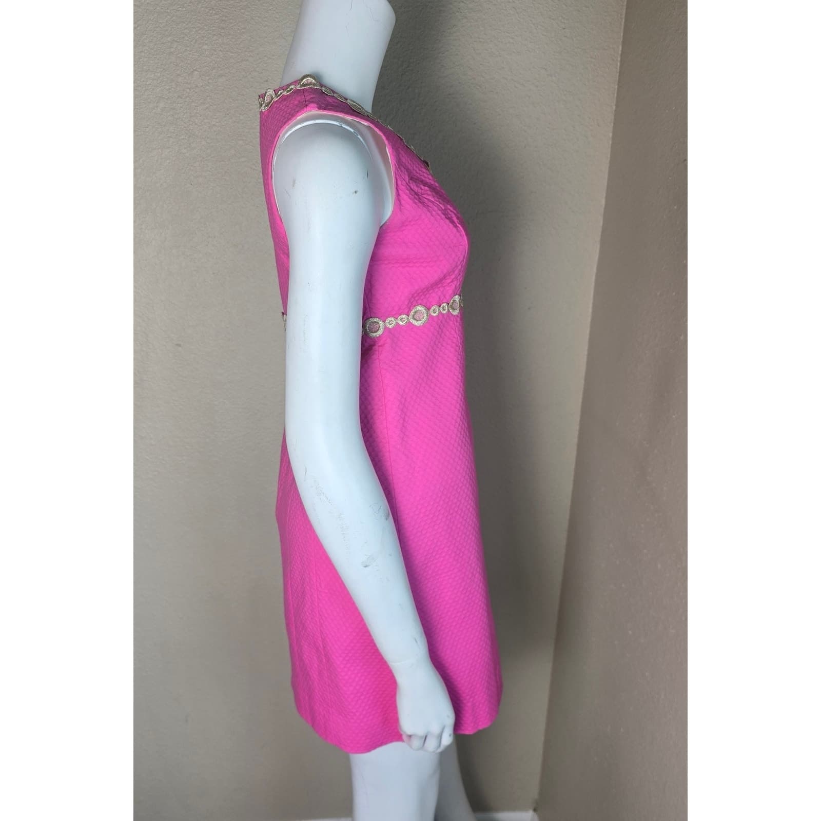 Lilly Pulitzer Rosie Shift Dress Lined Hot Pink Size 0 Barbiecore NWOT - Thumbnail 9