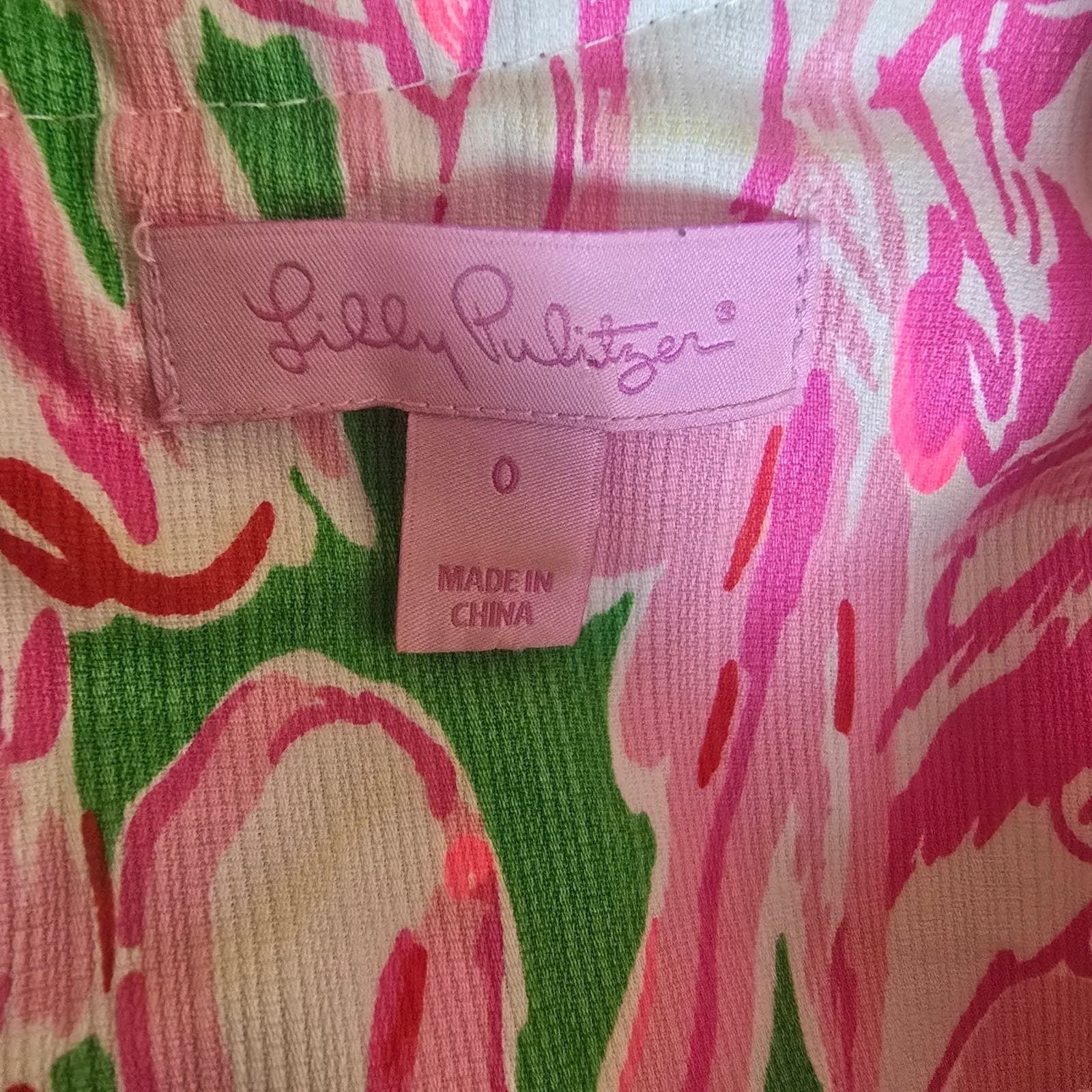 Lilly Pulitzer Rosie Shift Dress Lined Hot Pink Size 0 Barbiecore NWOT - Thumbnail 11
