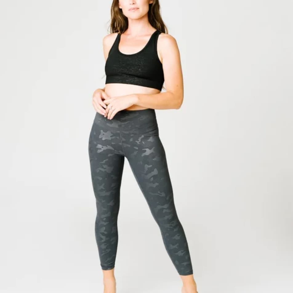Zyia Active Luxe Hi Rise Leggings 7/8 Battlefield Camo - Size 4 - Thumbnail 3
