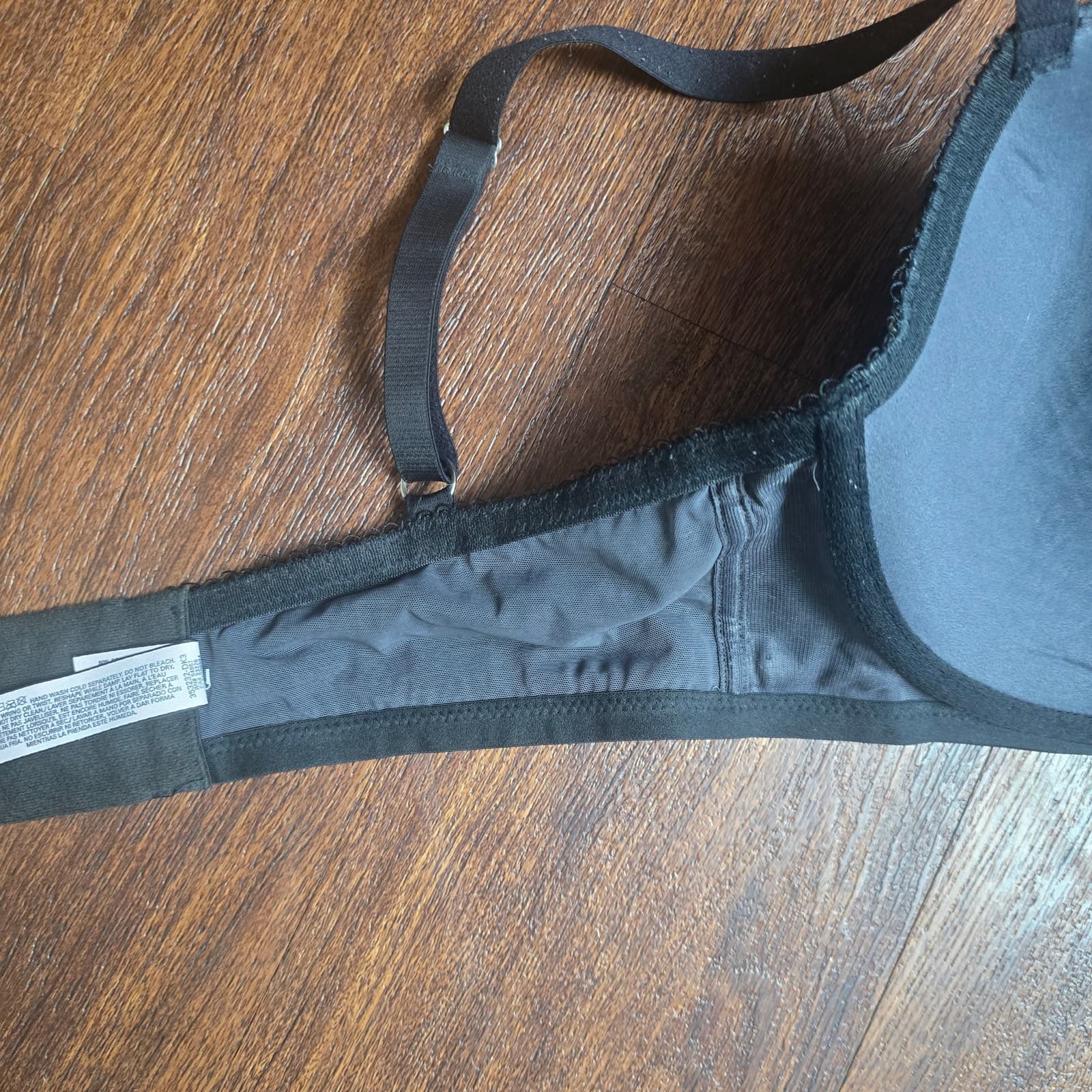 Victoria’s Secret Dream Angels Lined Demi Bra in Black/Nude Floral Lace - 36DDD - Thumbnail 8