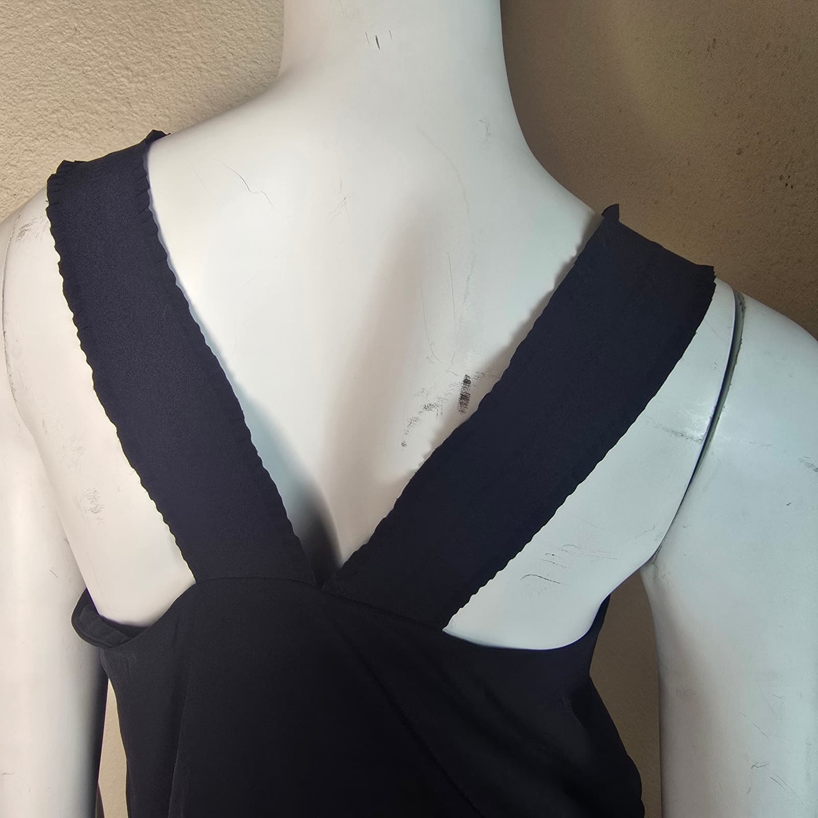 Athleta Savannah Strap Drawstring Dress - Black - Small - Style # 659323 - Thumbnail 10