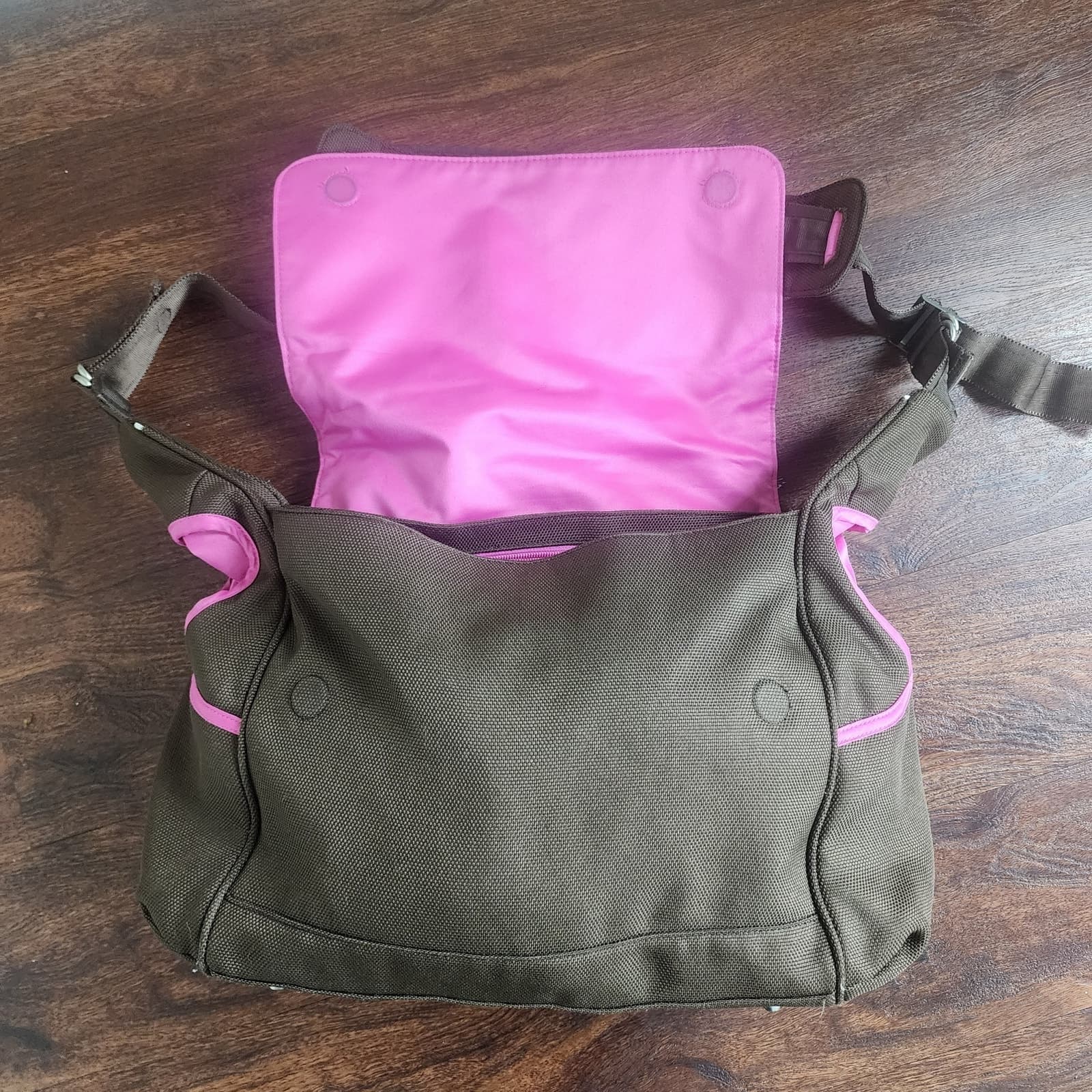 Pottery Barn Kids Brown Convertible Backpack Diaper Bag - Thumbnail 3