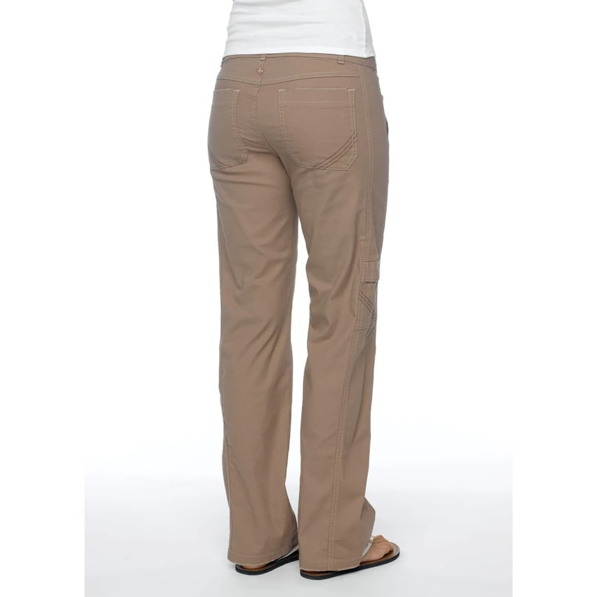 prAna Evie Organic Cotton Pants - Brown - Size 8 - Thumbnail 3