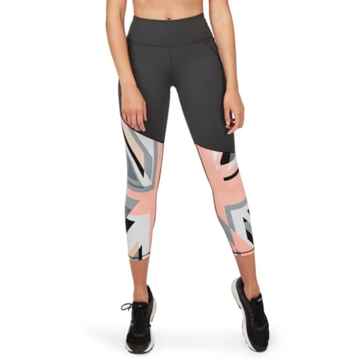 Sweaty Betty The Power 7/8 Leggings - Grey Union Jack - Medium - Image 1