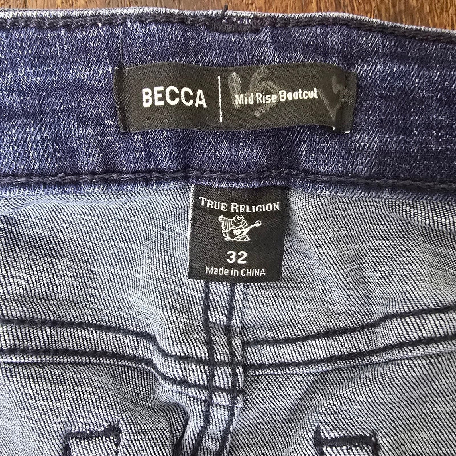 True Religion Becca Bootcut Jeans High-Rise - Size 32 - Thumbnail 5