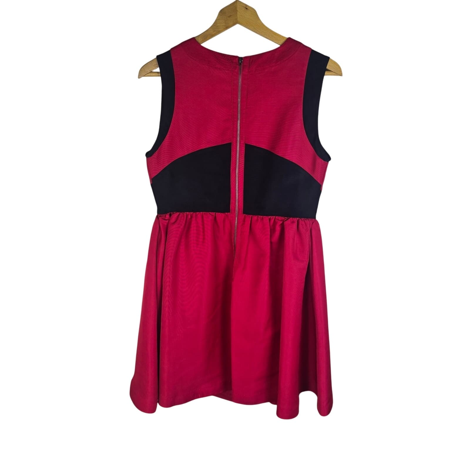 Prabal Gurung for Target Red & Black A-Line Mini Dress - Size 12 - Thumbnail 2