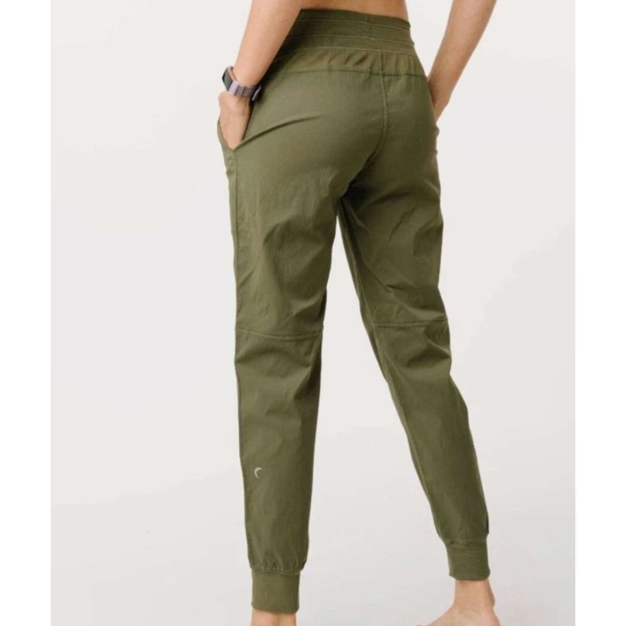 Zyia Active Olive Green Stretch Trail Jogger Pants - XL - Thumbnail 7
