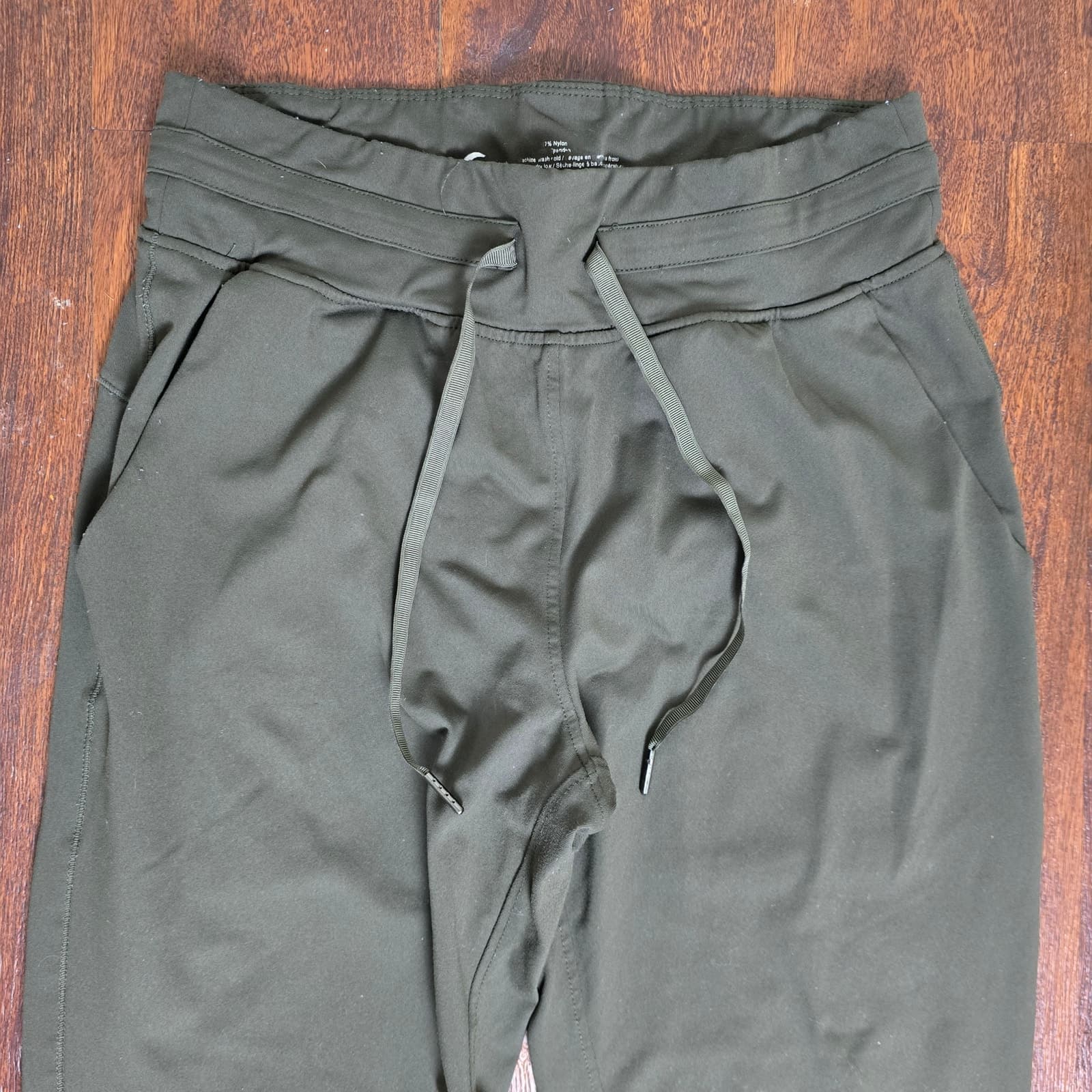 Zyia Active Olive Green Stretch Trail Jogger Pants - XL - Thumbnail 2