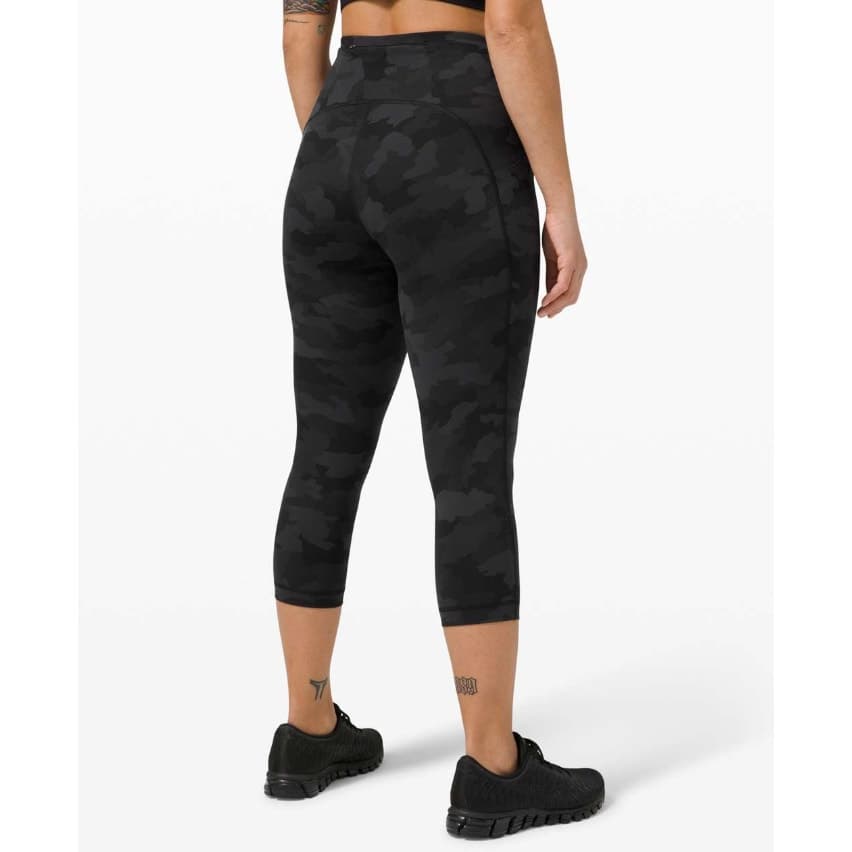 Lululemon Swift Speed High-Rise Crop 21" Heritage 365 Camo Deep Coal Multi - Thumbnail 4
