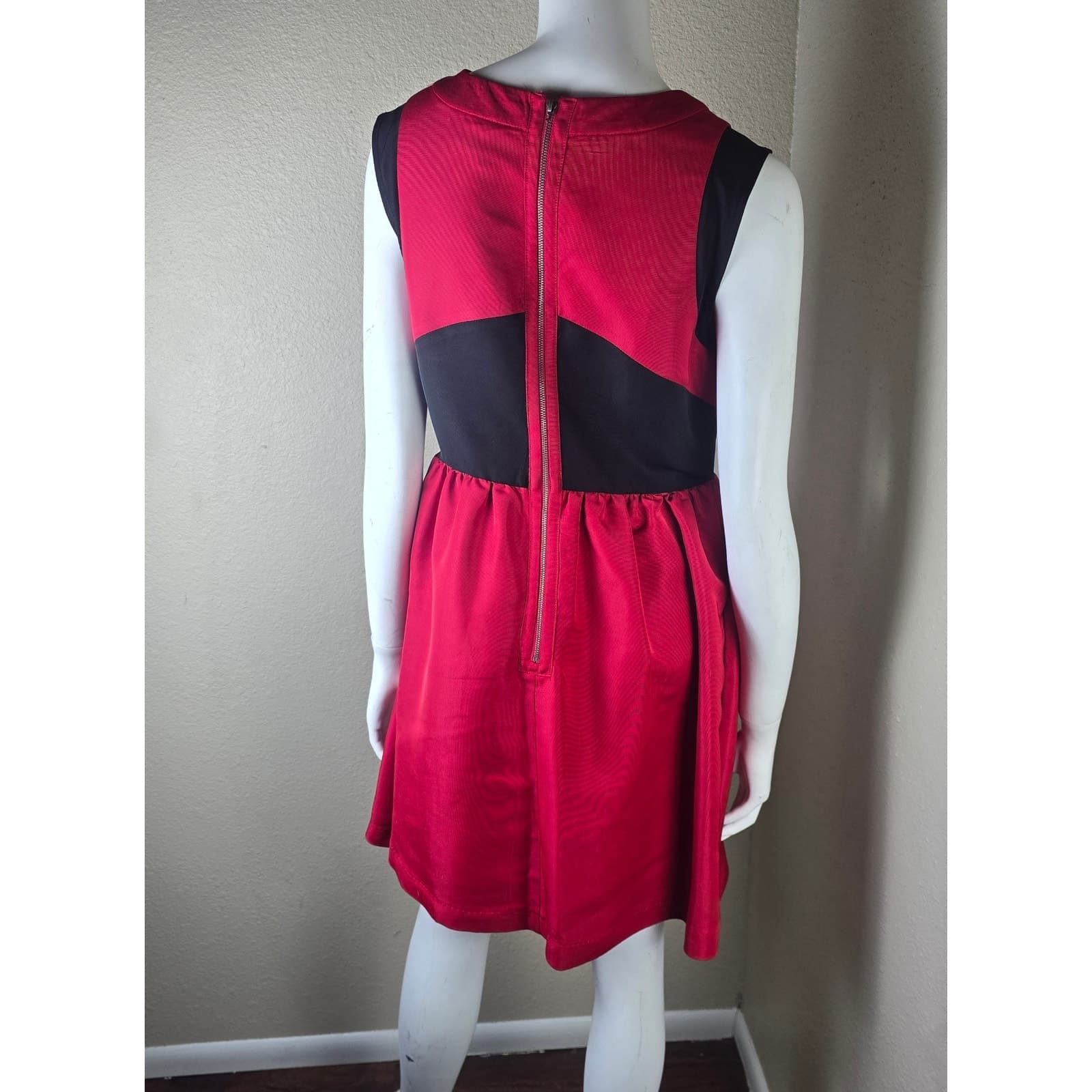 Prabal Gurung for Target Red & Black A-Line Mini Dress - Size 12 - Thumbnail 5