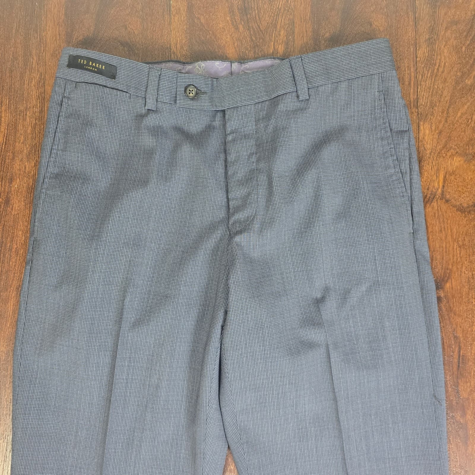 Ted Baker London Men's Jarrett 100% Wool Trousers Pants, Size 32 R - Thumbnail 5