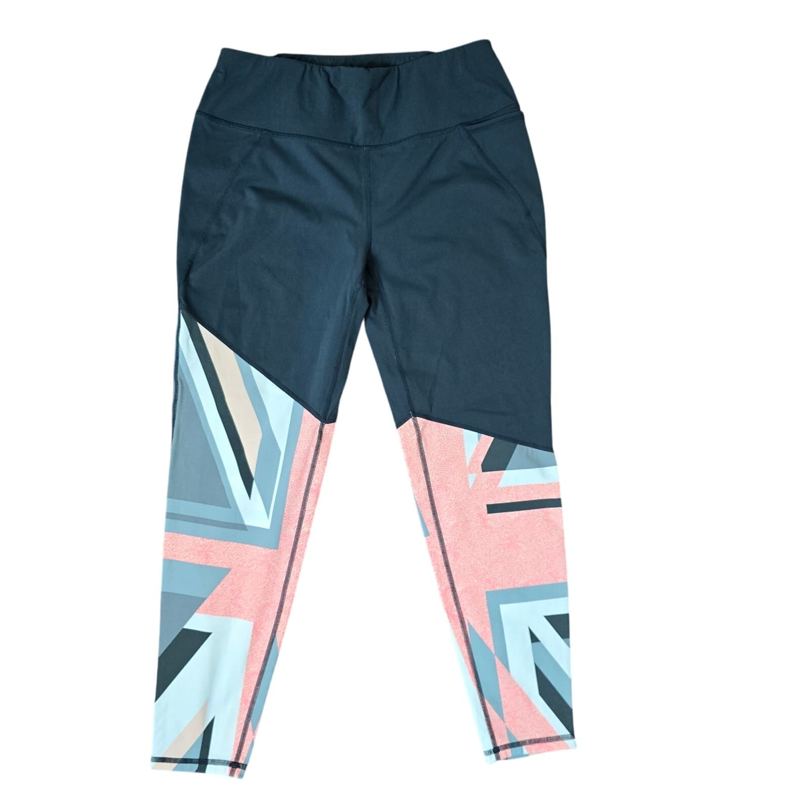 Sweaty Betty The Power 7/8 Leggings - Grey Union Jack - Medium - Thumbnail 2