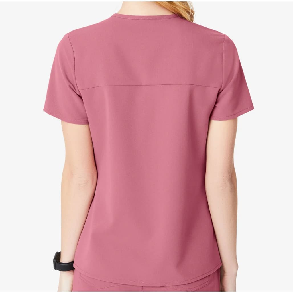 FIGS Scrubs Limited Edition Arura Crew Scrub Top in Mauve - Small - Thumbnail 4