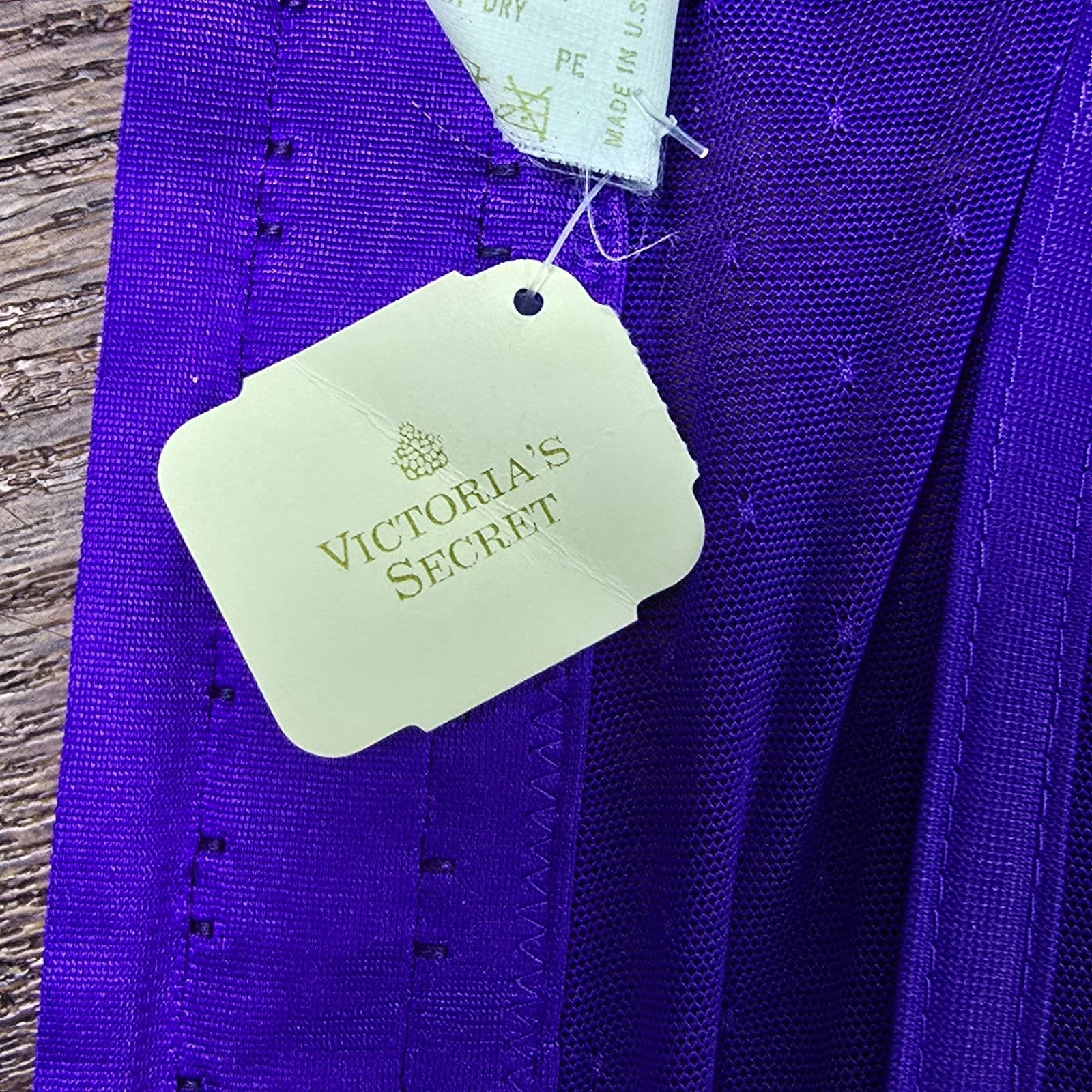 Vintage Victoria's Secret Gold Label NOS Deadstock NWT Purple Lace Corset - Thumbnail 11