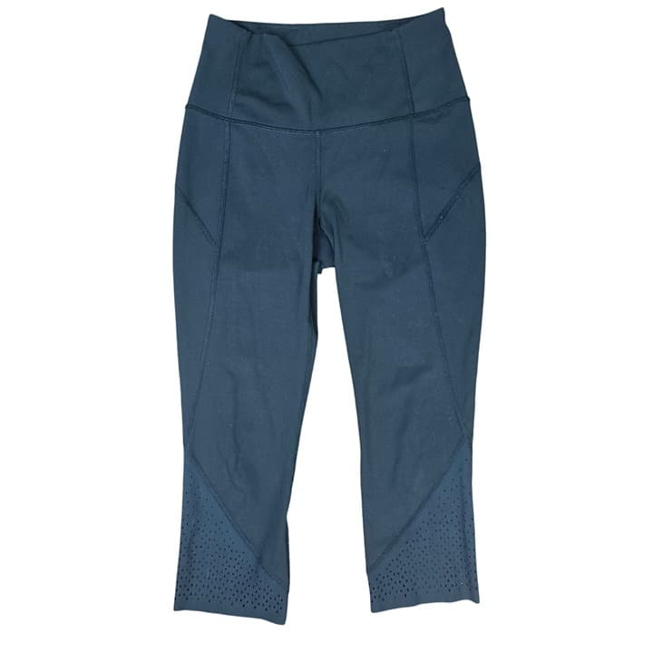 Lululemon Wunder Under Crop (Hi-Rise) - Black - Size 6 - W6ABAS - Image 1