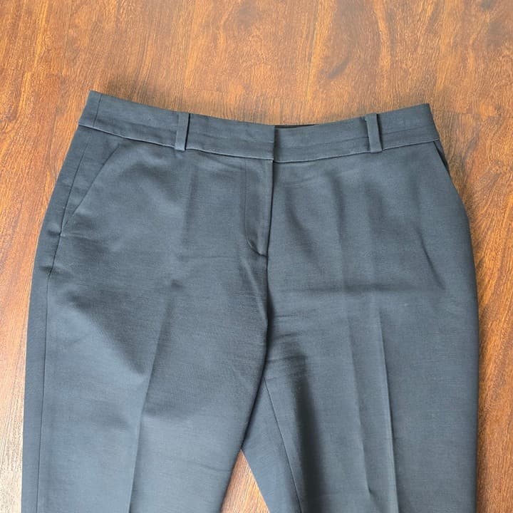 Kate Spade Live Colorfully Navy Blue Slim Fit Ankle Length Dress Pants, Size 8 - Thumbnail 2