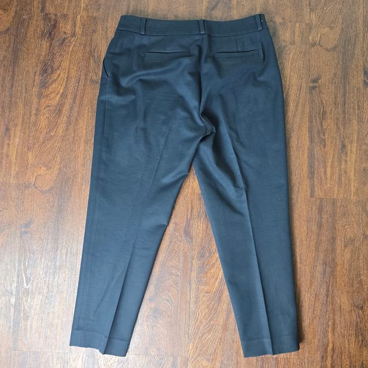 Kate Spade Live Colorfully Navy Blue Slim Fit Ankle Length Dress Pants, Size 8 - Thumbnail 5