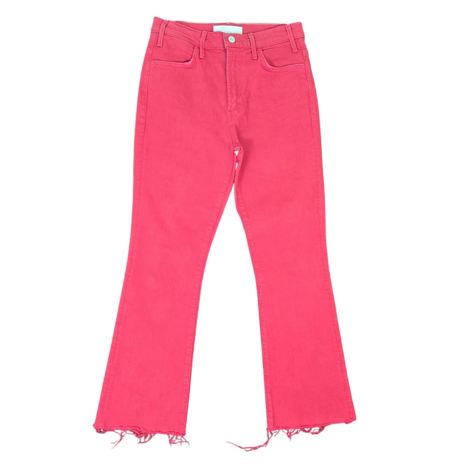 MOTHER The Hustler Ankle Fray - The Devil May Care - Mars Red - Size 27 - Image 1