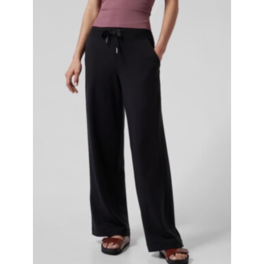 Athleta Balance Sweatpants - Black - Small - Style # 631950 s - Thumbnail 5